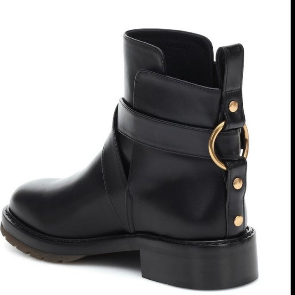 NIB Chloe "Franky" ankle boot, **Navy color** size 39 - Picture 3 of 16